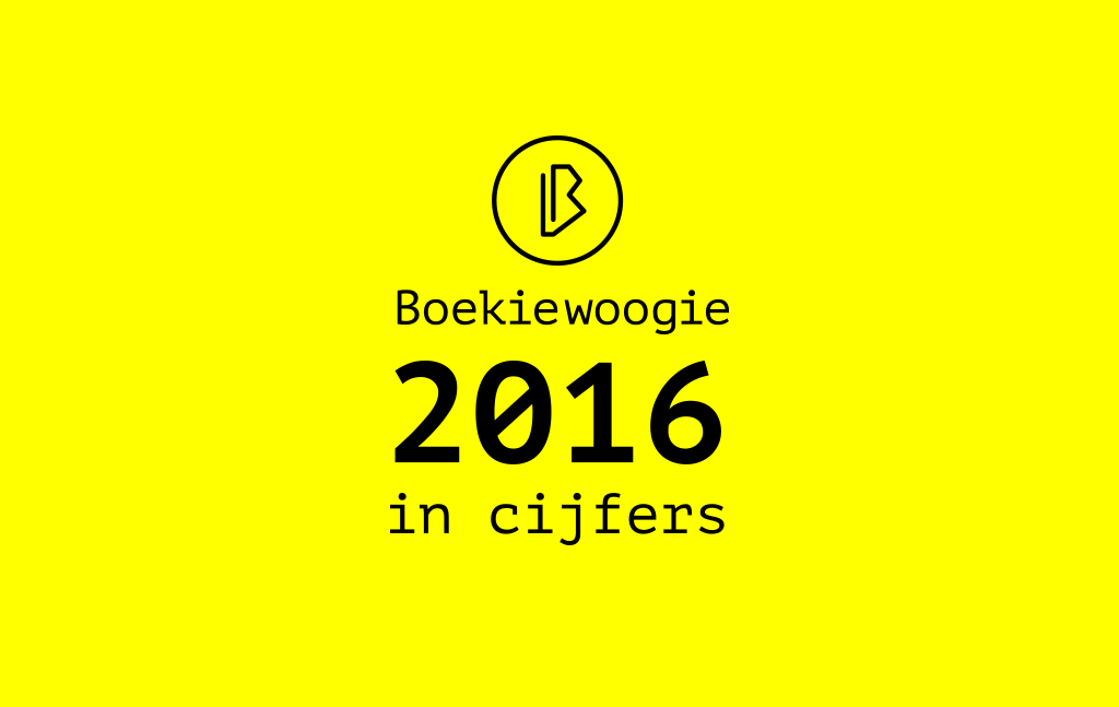 2016, het jaar van Boekiewoogie in cijfers