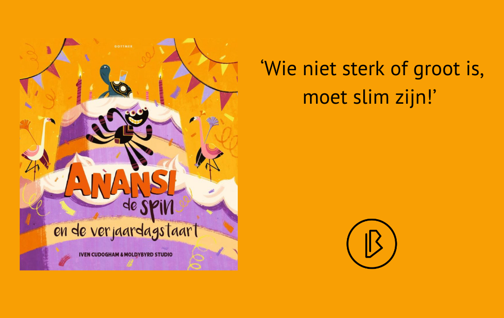 Recensie: Iven Cudogham – Anansi de spin en de verjaardagstaart